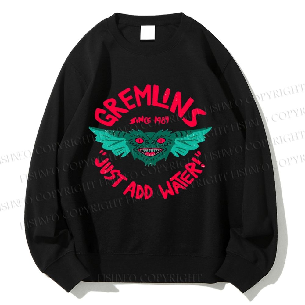 Unisex Gremlins Printed Sweatshirt