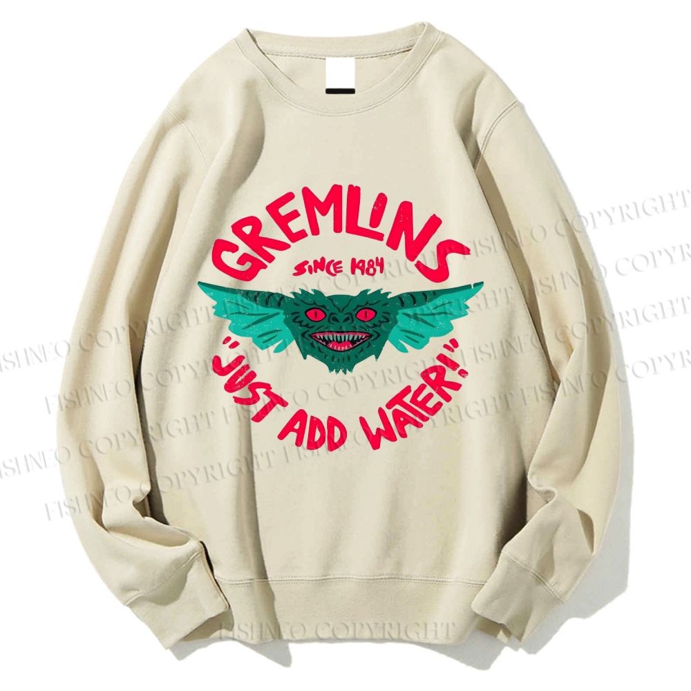 Unisex Gremlins Printed Sweatshirt