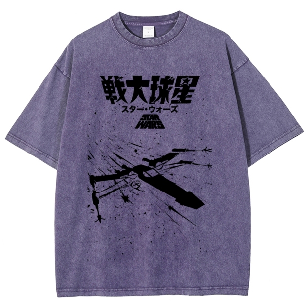 Star Wars Vintage Wash Japanese Design T-Shirt