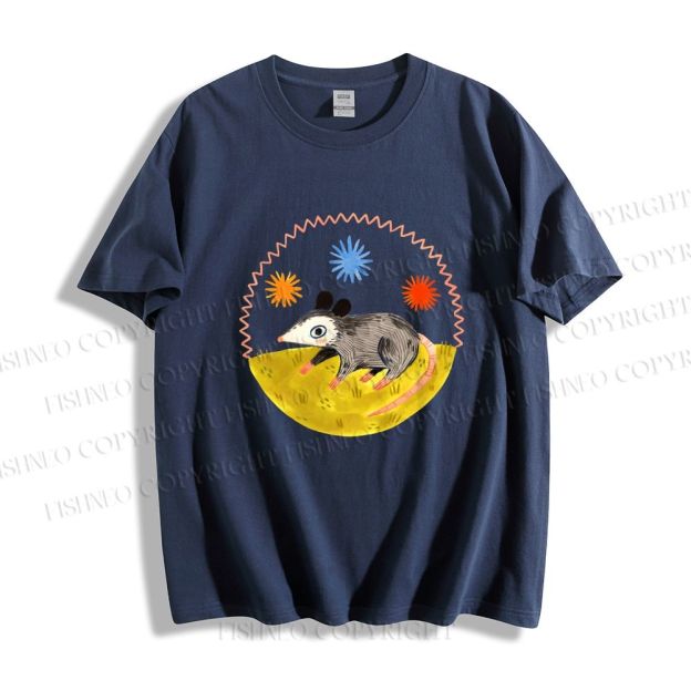 Unisex Cute Opossum Classic Cotton T-shirt
