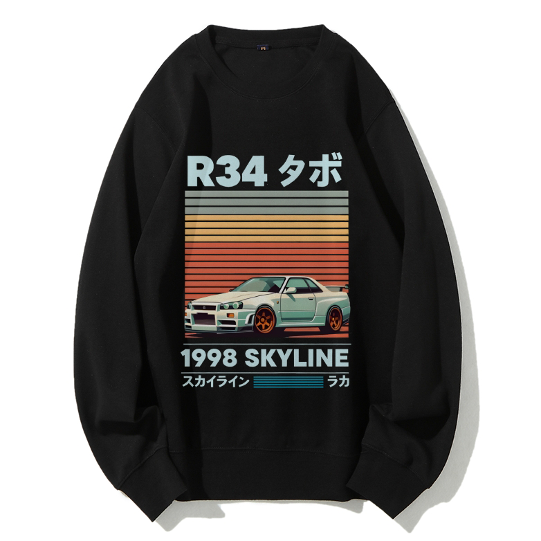 1998 Nissan R34 Skyline Cotton Sweatshirt