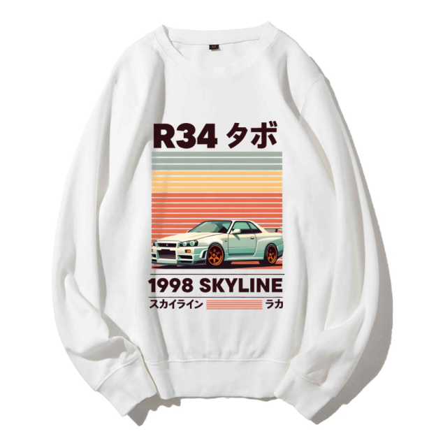 1998 Nissan R34 Skyline Cotton Sweatshirt