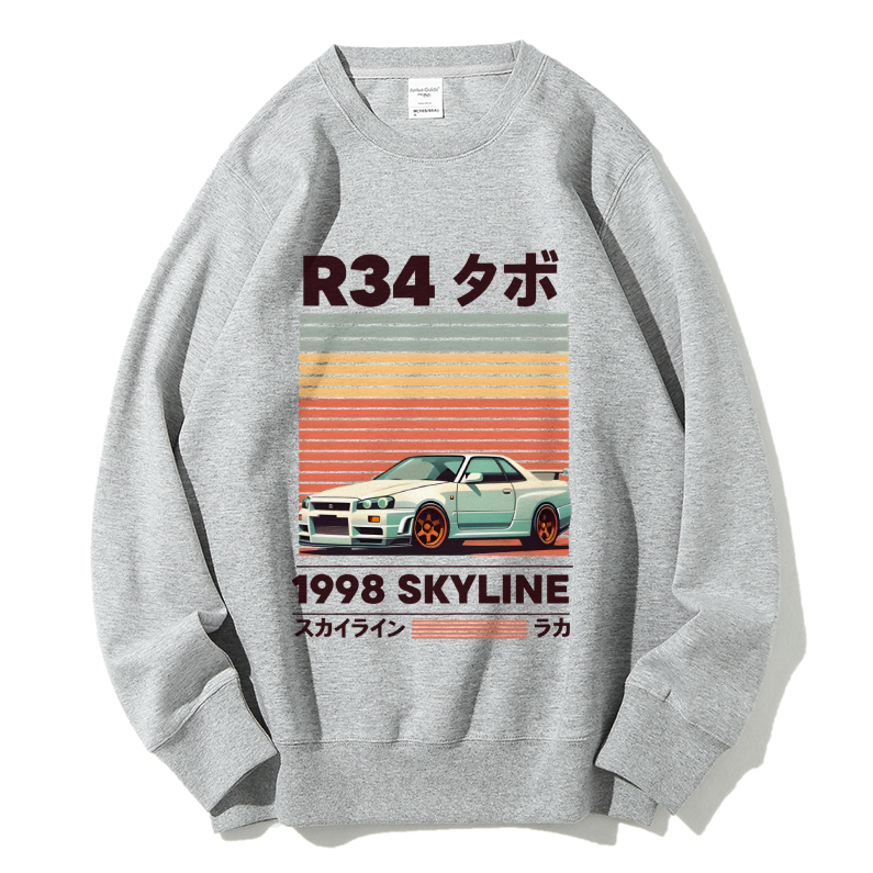 1998 Nissan R34 Skyline Cotton Sweatshirt