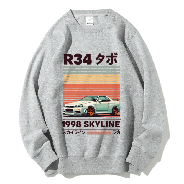 1998 Nissan R34 Skyline Cotton Sweatshirt