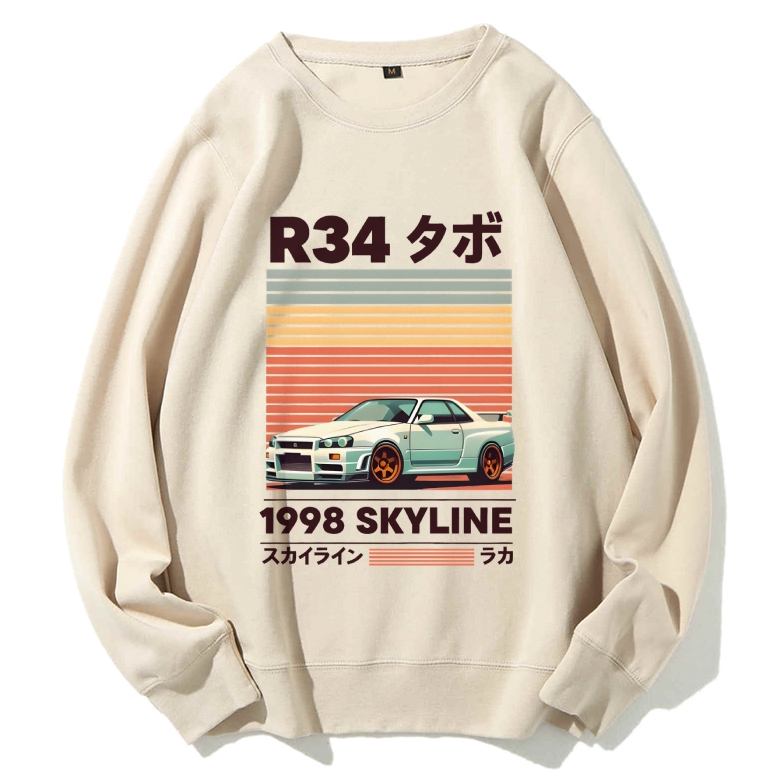 1998 Nissan R34 Skyline Cotton Sweatshirt