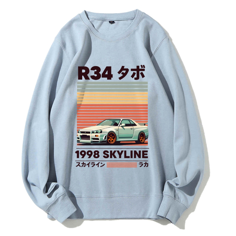 1998 Nissan R34 Skyline Cotton Sweatshirt