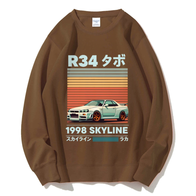 1998 Nissan R34 Skyline Cotton Sweatshirt