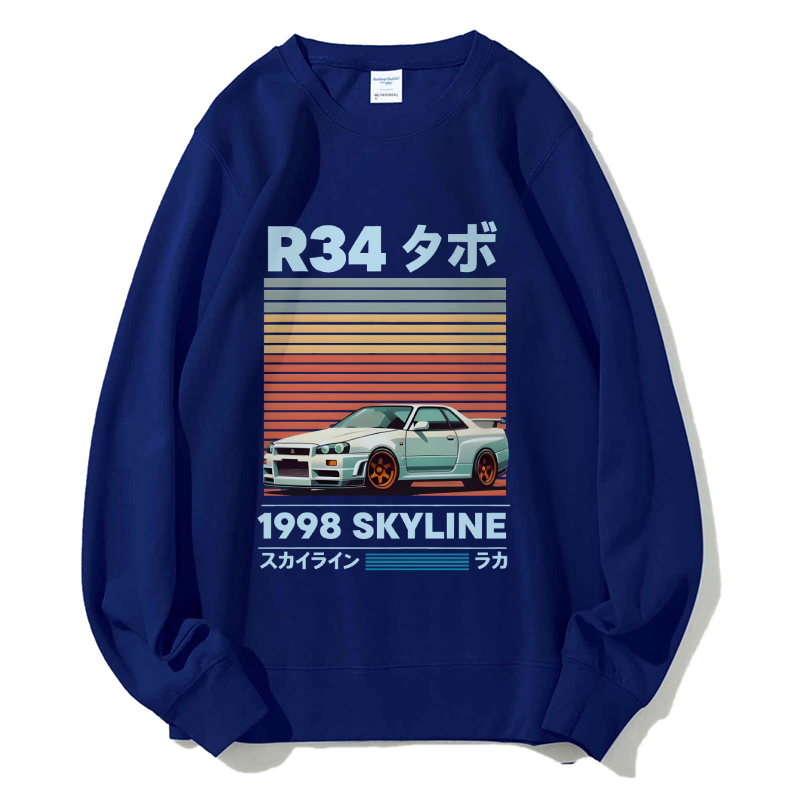 1998 Nissan R34 Skyline Cotton Sweatshirt