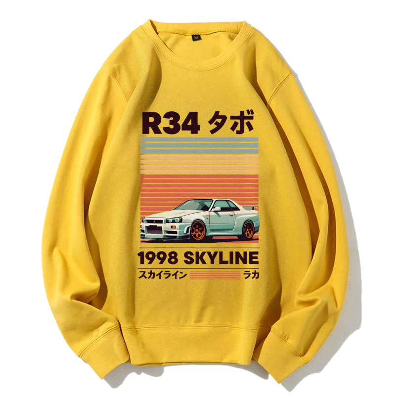 1998 Nissan R34 Skyline Cotton Sweatshirt