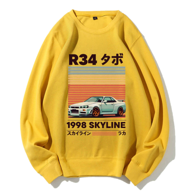 1998 Nissan R34 Skyline Cotton Sweatshirt