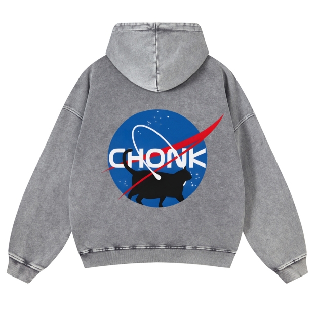 CHONK/NASA Vintage Washed Cotton Back Art Hoodie