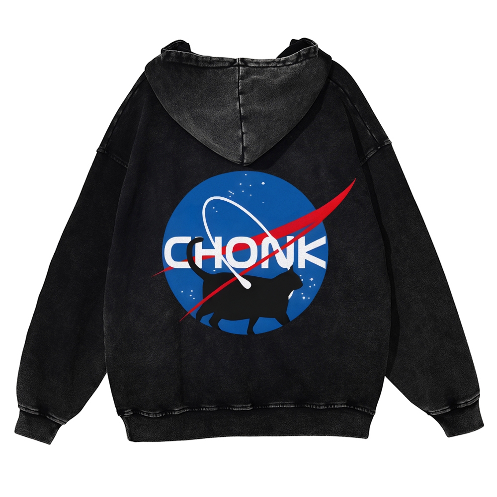 CHONK/NASA Vintage Washed Cotton Back Art Hoodie