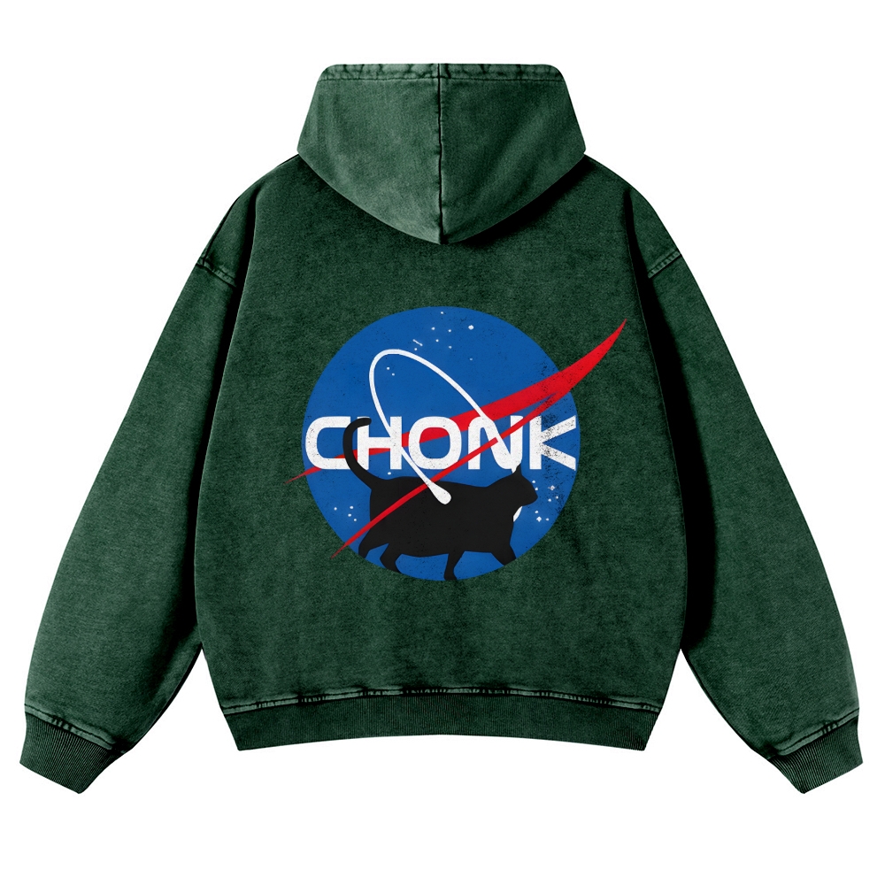 CHONK/NASA Vintage Washed Cotton Back Art Hoodie