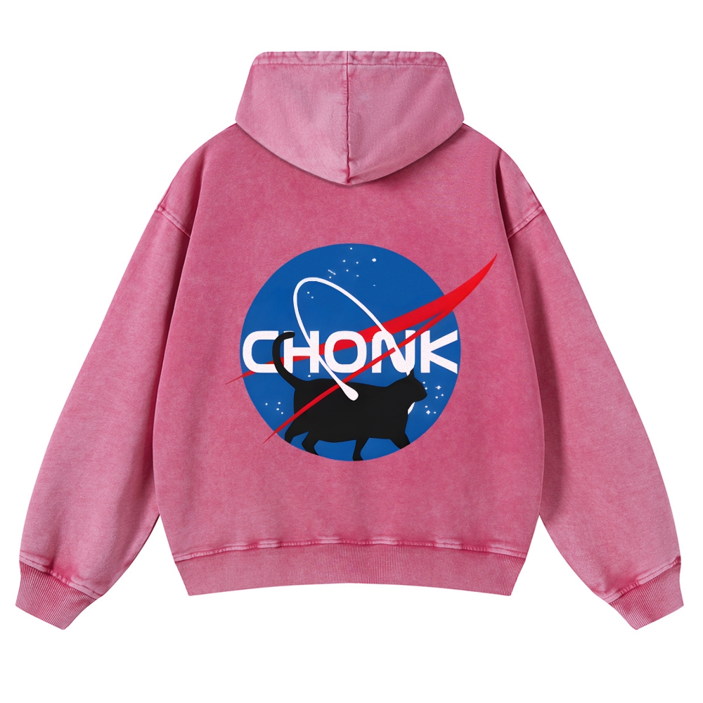 CHONK/NASA Vintage Washed Cotton Back Art Hoodie
