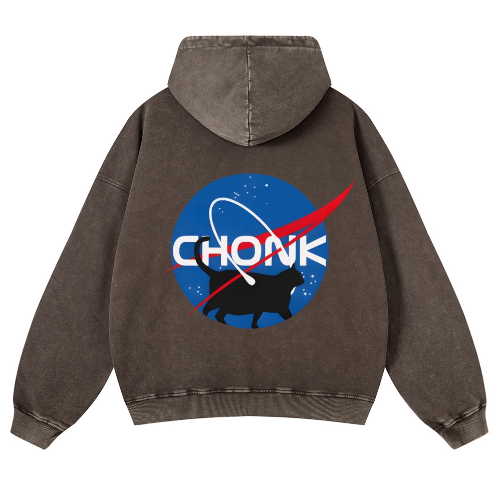 CHONK/NASA Vintage Washed Cotton Back Art Hoodie