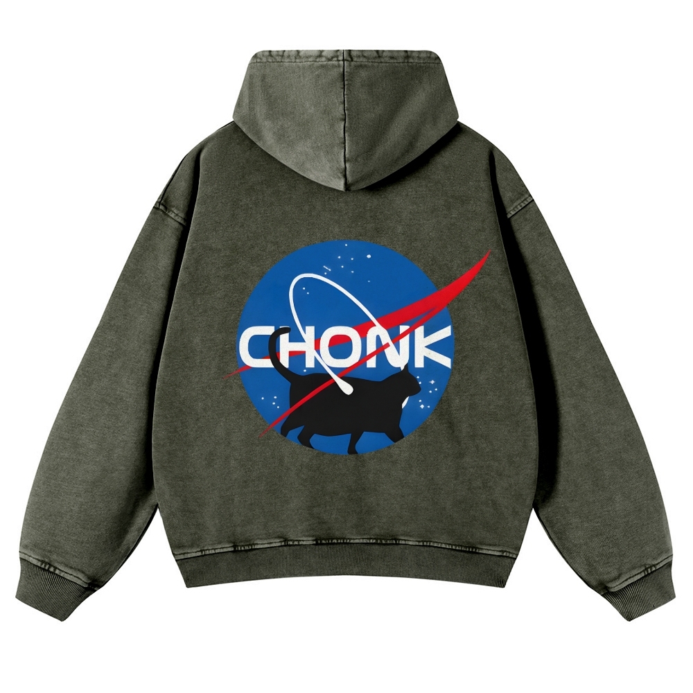 CHONK/NASA Vintage Washed Cotton Back Art Hoodie