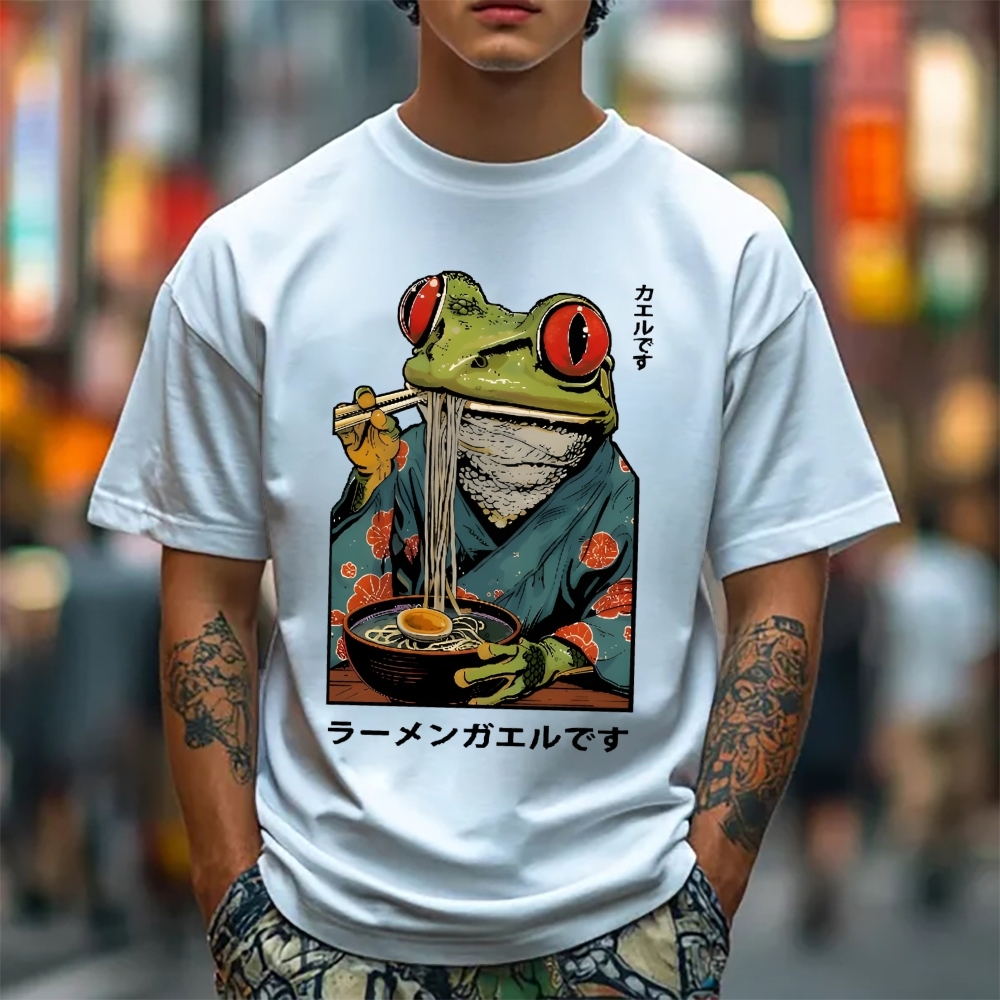 Frog Ramen Japanese Style Classic Tee