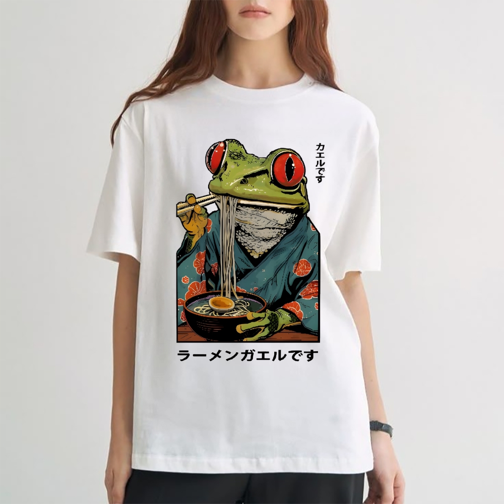 Frog Ramen Japanese Style Classic Tee