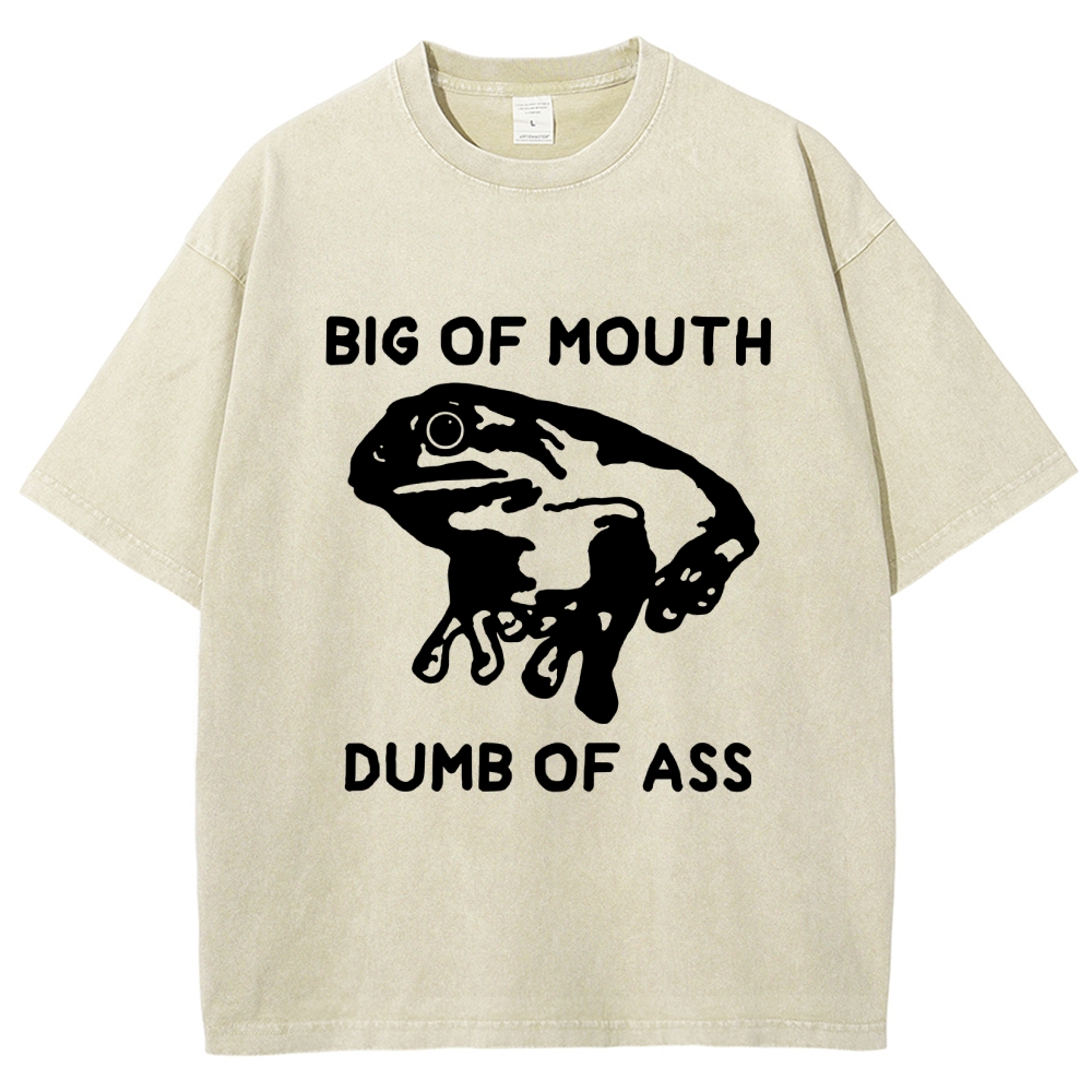 Big-Mouthed Frog Vintage Washed T-shirt