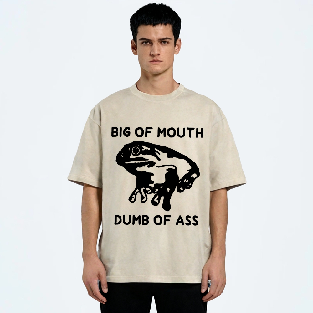 Big-Mouthed Frog Vintage Washed T-shirt