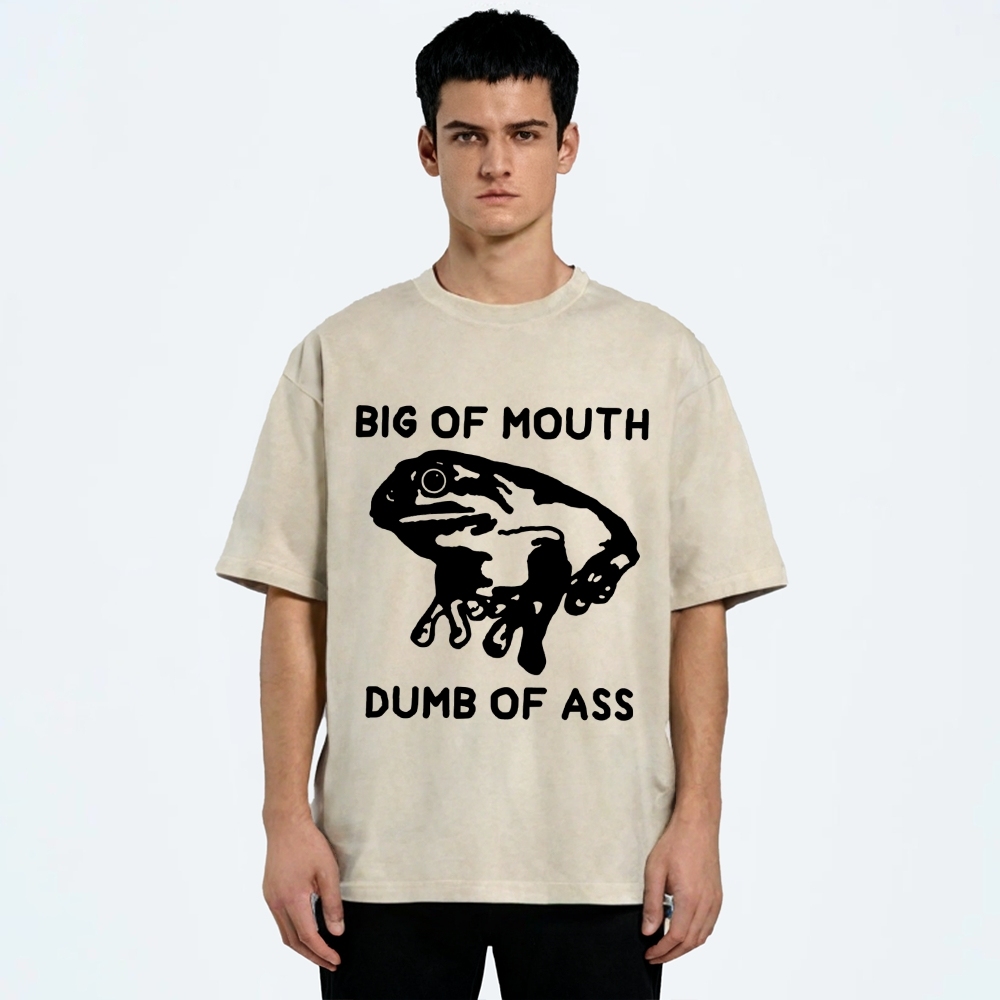 Big-Mouthed Frog Vintage Washed T-shirt