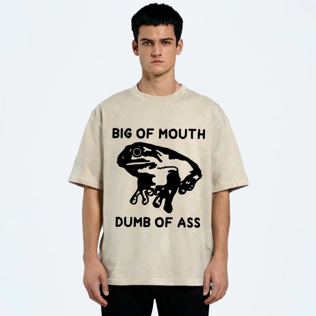 Big-Mouthed Frog Vintage Washed T-shirt