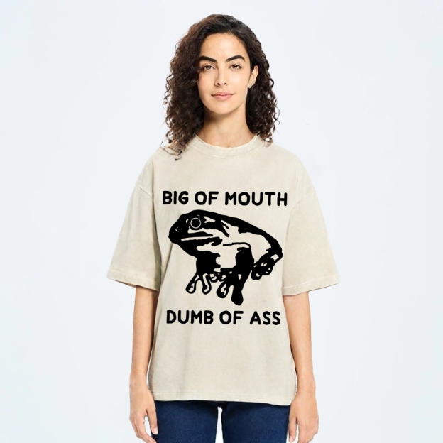 Big-Mouthed Frog Vintage Washed T-shirt