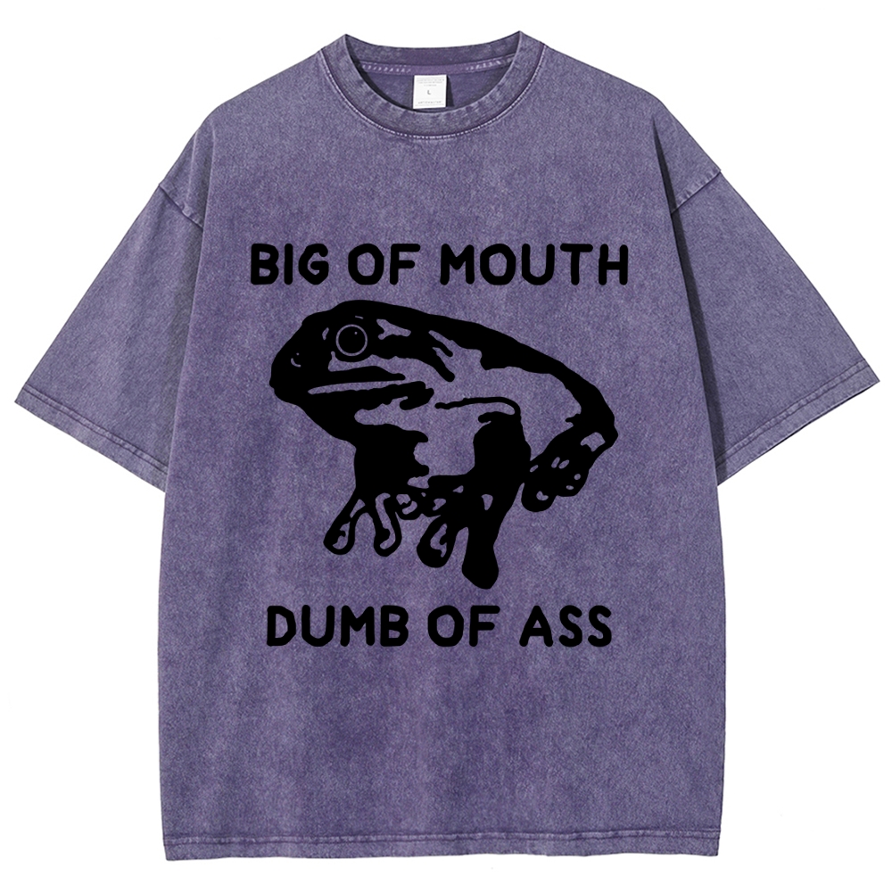 Big-Mouthed Frog Vintage Washed T-shirt