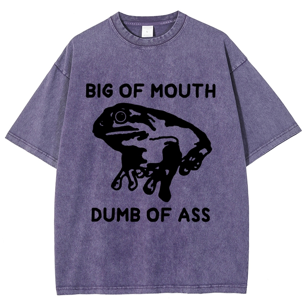 Big-Mouthed Frog Vintage Washed T-shirt