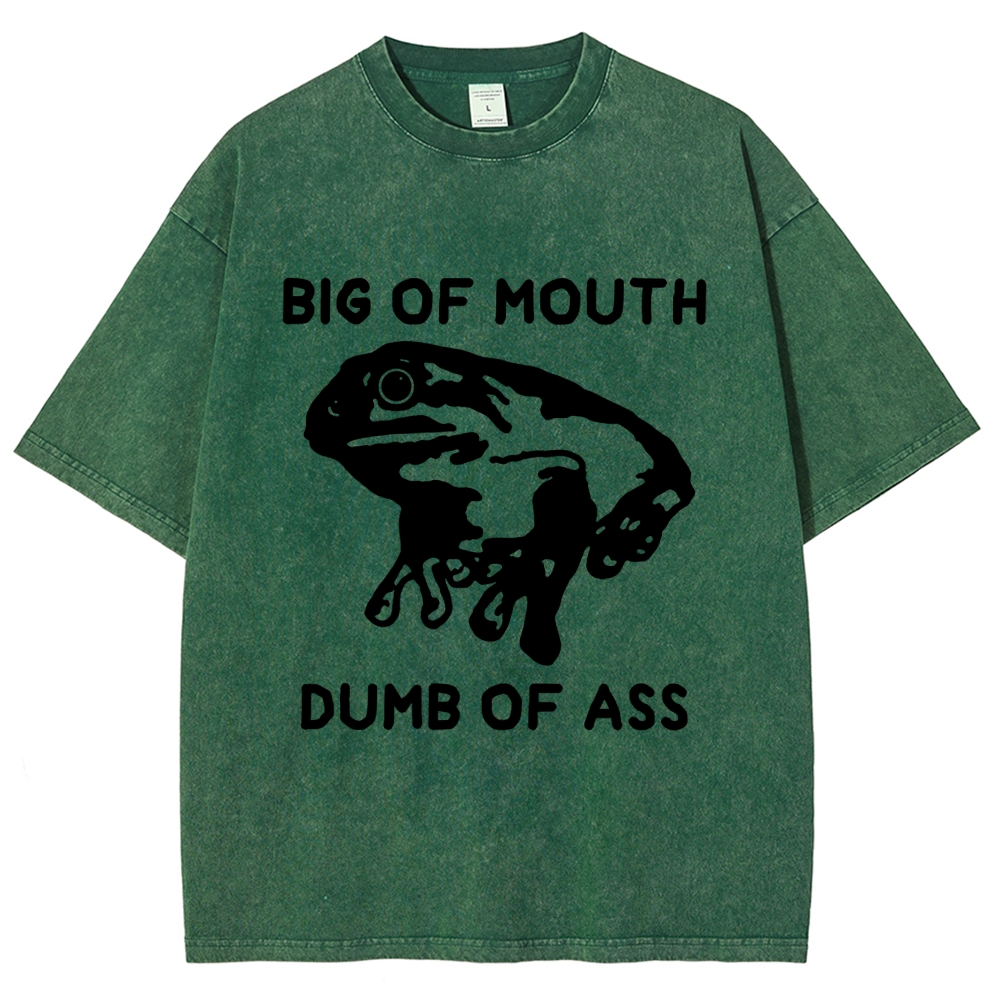 Big-Mouthed Frog Vintage Washed T-shirt