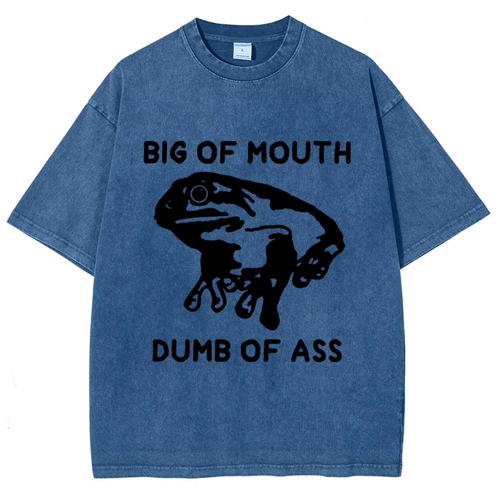 Big-Mouthed Frog Vintage Washed T-shirt