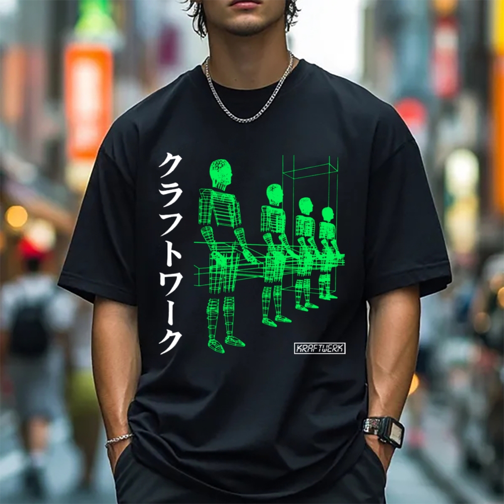 Kraftwerk Band Japanese Style Classic Tee