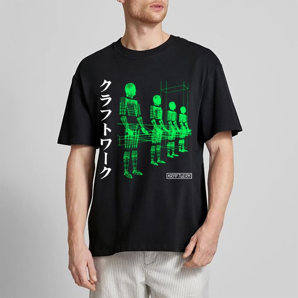 Kraftwerk Band Japanese Style Classic Tee