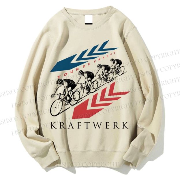 Unisex Kraftwerk Tour de France Printed Sweatshirt