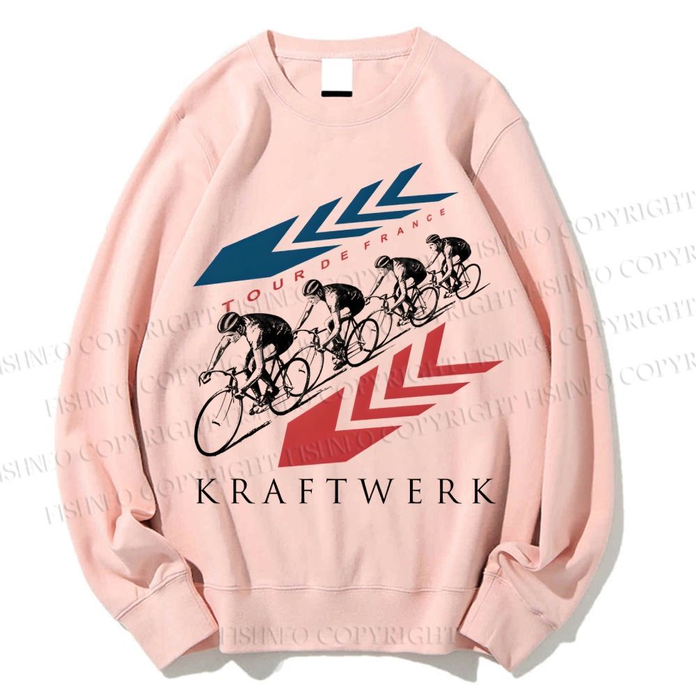Unisex Kraftwerk Tour de France Printed Sweatshirt