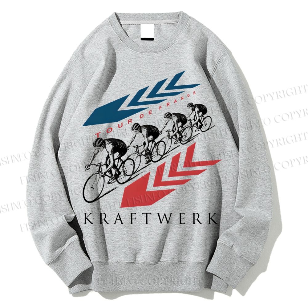 Unisex Kraftwerk Tour de France Printed Sweatshirt