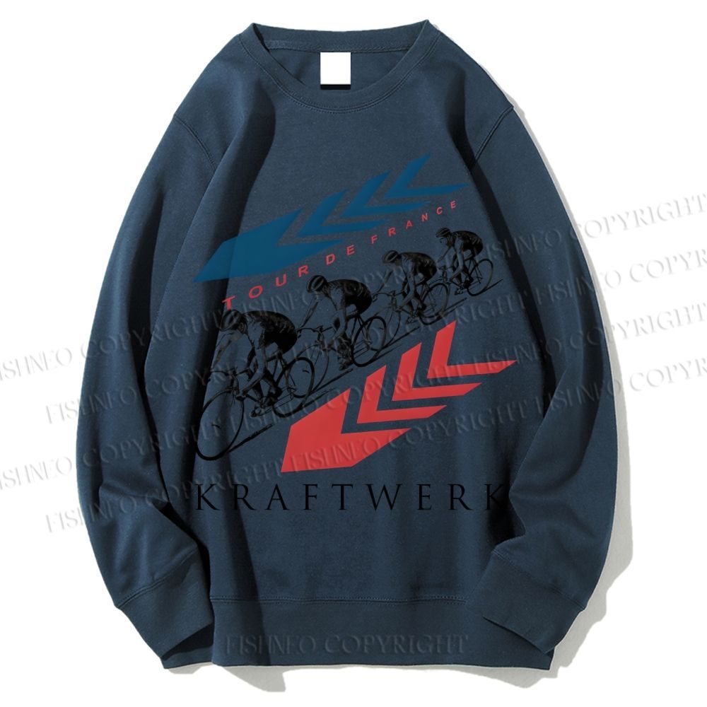 Unisex Kraftwerk Tour de France Printed Sweatshirt