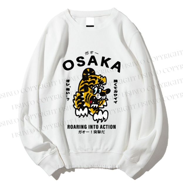 Unisex Osaka Tiger Printed Sweatshirt