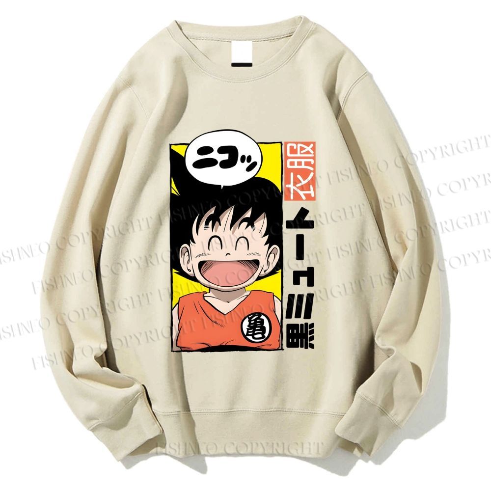Unisex Son Goku Printed Sweatshirt