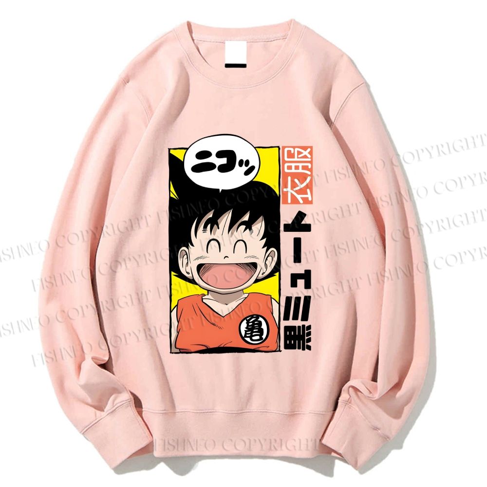 Unisex Son Goku Printed Sweatshirt