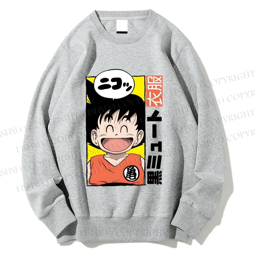 Unisex Son Goku Printed Sweatshirt