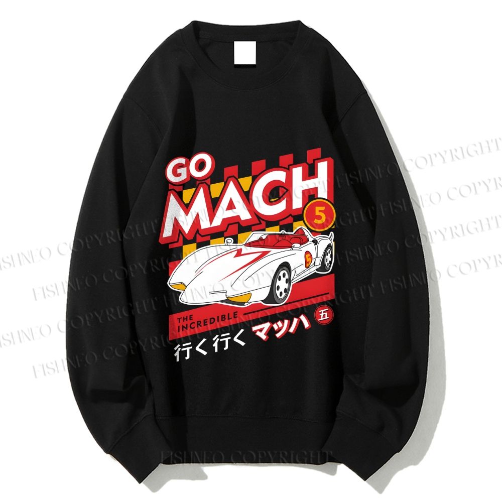 Unisex Speed Racer Printed Sweatshirt