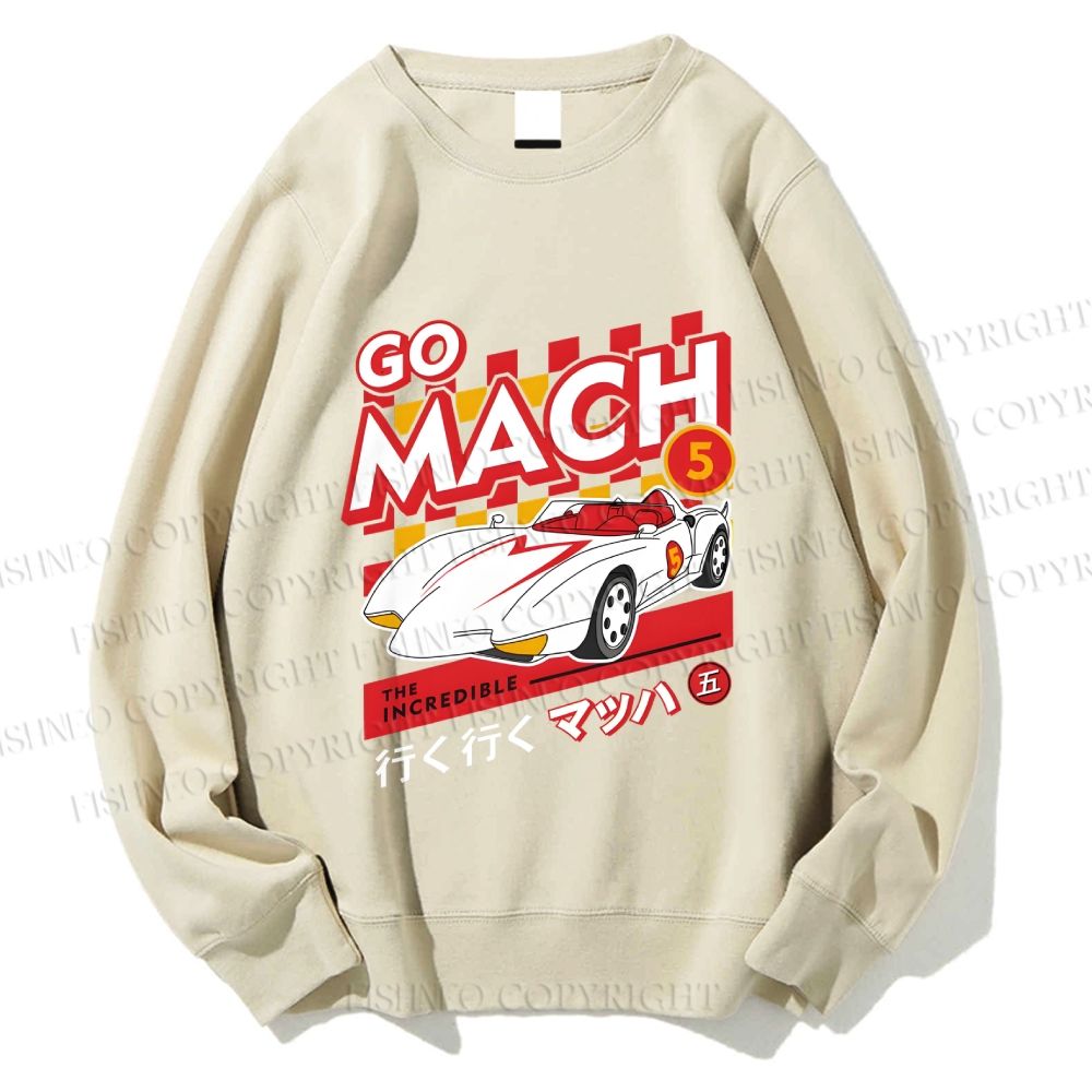 Unisex Speed Racer Printed Sweatshirt