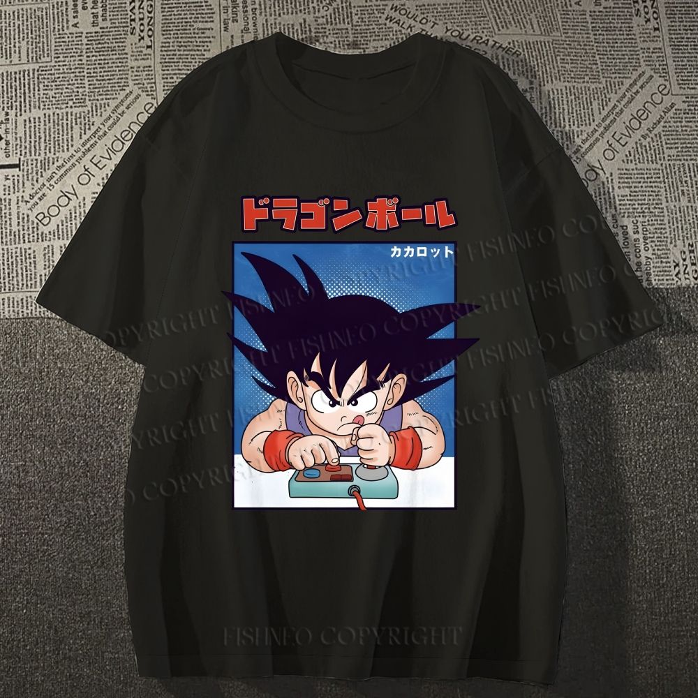 Unisex Classic Cotton Son Goku Printed T-shirt
