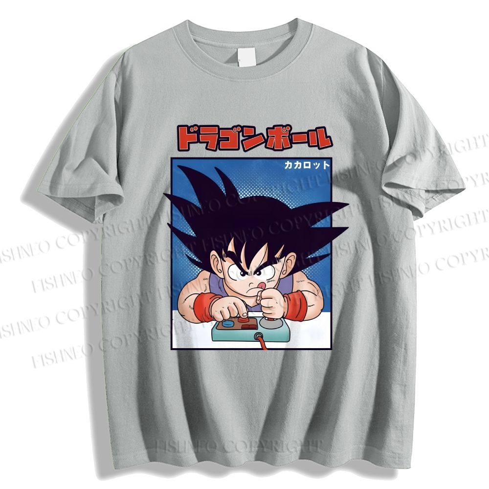 Unisex Classic Cotton Son Goku Printed T-shirt