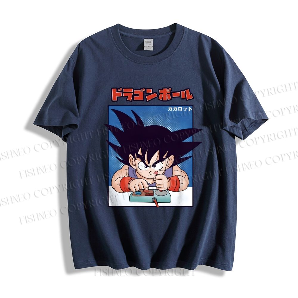 Unisex Classic Cotton Son Goku Printed T-shirt