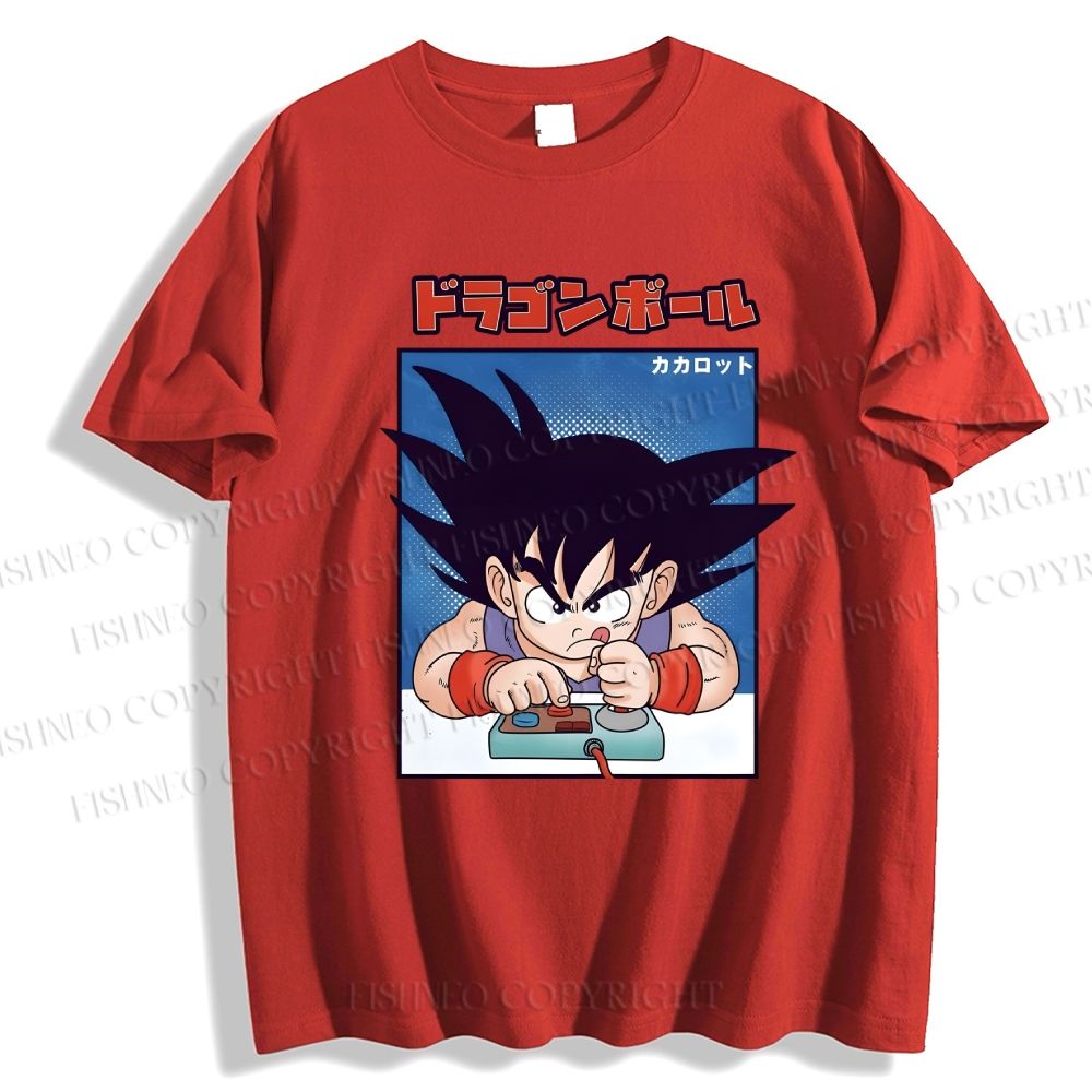 Unisex Classic Cotton Son Goku Printed T-shirt