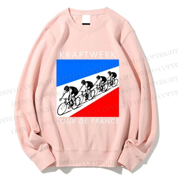 Unisex Kraftwerk Tour de France Soundtracks Printed Sweatshirt