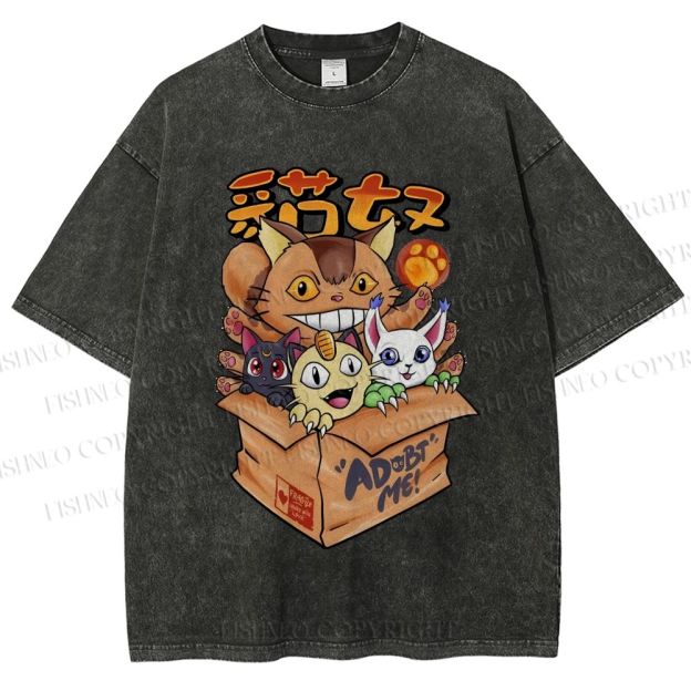 Unisex Adopt Me Printed Washed Tee