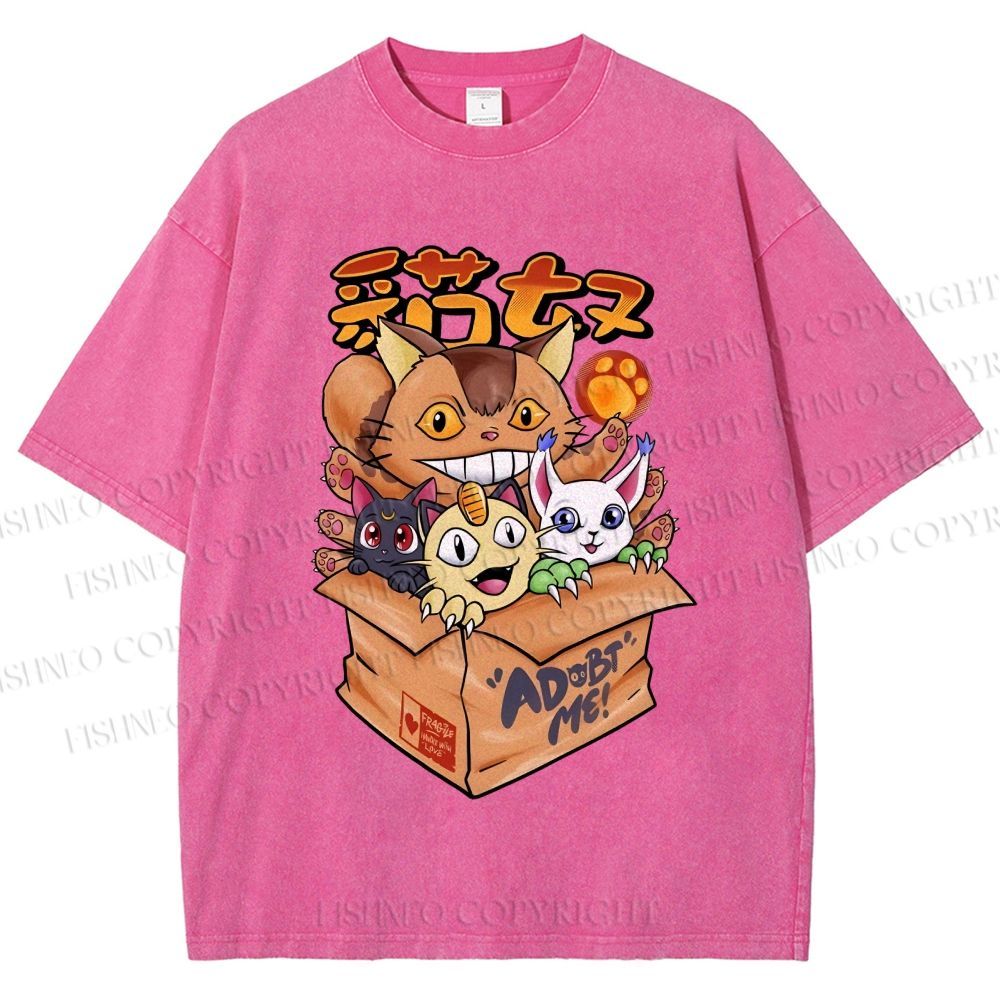 Unisex Adopt Me Printed Washed Tee